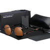 Retro Round Metal HD Polarized Steampunk Sunglasses