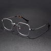 Retro Titanium Square Glasses Frame 6801