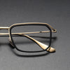 Retro Titanium Square Glasses Frame DATA423