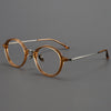 Titanium Vintage Round Eyeglasses FramesBT55003