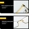 TITANIUM MULTI-FOCUS READING GLASSESPROGRESSIVE DOUBLE LIGHT ANTI-BLUE LIGHT