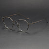 Titanium Geometric Glasses Frame 80925