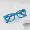 STYLISH SQUARE FRAME CANDY COLOR ANTI-BLUE LIGHT READING GLASSES