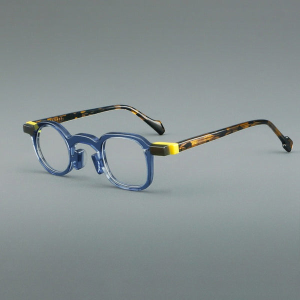 Cham Fashion Geometric Acetate Glasses Frame