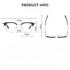 Retro Titanium Square Glasses Frame SM SS-107