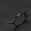 Titanium Vintage Round Eyeglasses Frames KMN122