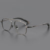 Titanium Aviator Square Glasses Frames ST LSA105