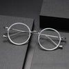 Titanium Vintage Round Eyeglasses Frames 80924