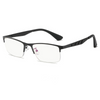 MEN'S METAL HALF-FRAME HIGH-DEFINITION ANTI-BLUE LIGHT READING GLASSES