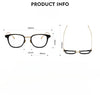 Titanium Vintage Square Eyeglasses Frames GMS823