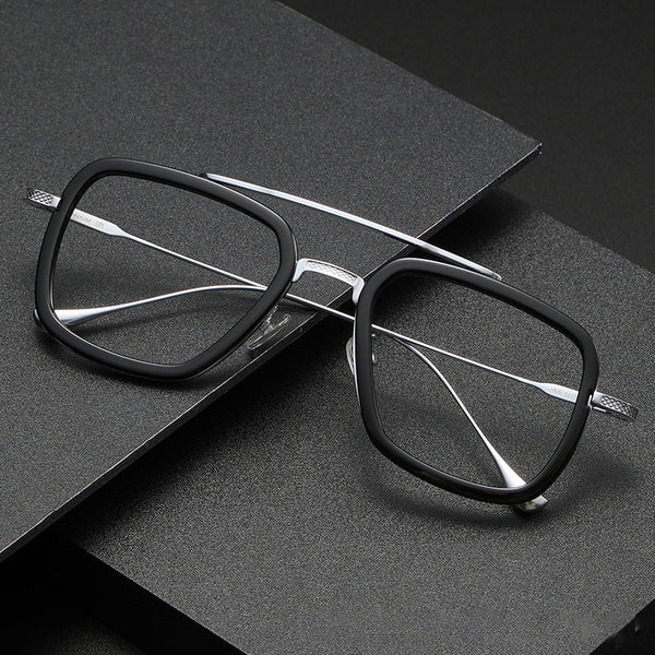 Roee Titanium Retro Glasses