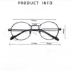 Titanium Vintage Oval Eyeglasses Frames ZY0048