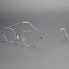 Titanium Vintage Geometric Eyeglasses FramesRICHELLE