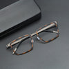 Lingo Titanium Vintage Rectangle Eyeglasses Frames