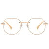 WOMEN'S COMFORT HD FRAMELESS POLYGON ANTI-BLUE LIGHT READING GLASSES