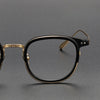 Titanium Vintage Square Eyeglasses Frames GD001