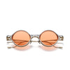 Sera Round Titanium Glasses Frame With Magnetic Sunglasses Clips