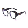 Fashion Cat Eye Glasses Women Men Computer Eyeglasses Optical Eye Glasses Blue Light Glasses Leopard Retro Spectacles Frame