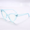 New Cat Eye Computer Glasses Women Anti Blue Light Triangle Optical Frames Fashion Eyewear Leopard Red Spectacle Eyeglasses