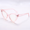 New Cat Eye Computer Glasses Women Anti Blue Light Triangle Optical Frames Fashion Eyewear Leopard Red Spectacle Eyeglasses