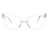 Cat Eye Crystal Clear Eyeglasses