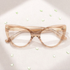 Cat Eye Crystal Clear Eyeglasses