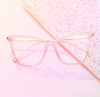 Butterfly Crystal Clear Glasses