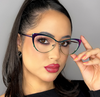 Cat Eye Gold Eyeglasses