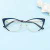 Cat Eye Gold Eyeglasses