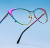 Cat Eye Gold Eyeglasses