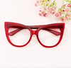 Cat Eye Glitter Red Eyeglasses