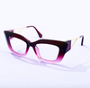 Rectangle Purple Eyeglasses