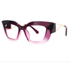 Rectangle Purple Eyeglasses