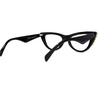 Cat Eye Black Glitter Eyeglasses