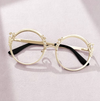 Round Gold Eyeglasses