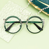 Round Gold Eyeglasses