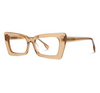 Rectangle Tawny Eyeglasses