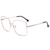 Oversized Metal Square Glasses