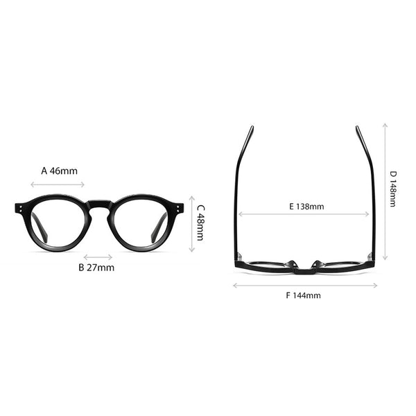 Hugo Vintage Round TR90 Glasses Frame