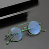 Titanium Vintage Round Eyeglasses Frames BY 9500+