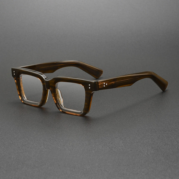 Nevin Vintage Square Acetate Glasses Frame