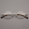 Metal Oval Glasses Frames V01