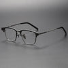 Titanium Vintage Square Eyeglasses Frames S-02T