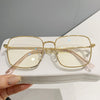 WOMEN'S FASHIONABLE FINE GLITTER EDGE LARGE FRAME ANTI-BLUE LIGHT READING GLASSES