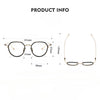 Titanium Geometric Glasses Frame 80925