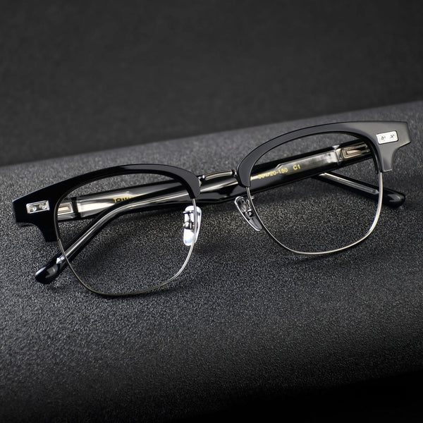 Lang Retro Square Titanium Glasses Frame