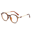 WOMEN'S COMFORTABLE TRANSPARENT ROUND FRAME ANTI-BLUE LIGHT READING GLASSES