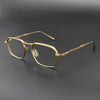 Phu Vintage Rectangle Titanium Foldable Eyeglasses Frame
