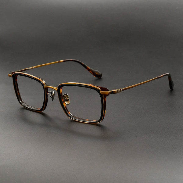 Miller Titanium Vintage Rectangle Eyeglasses Frames