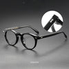 Briceno Acetate Retro Oval Glasses Frame